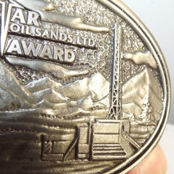 Canstar Oil Sands Ltd. Safety Award - Mining/Oilfield Sector Belt Buckle - Picture 9 of 10